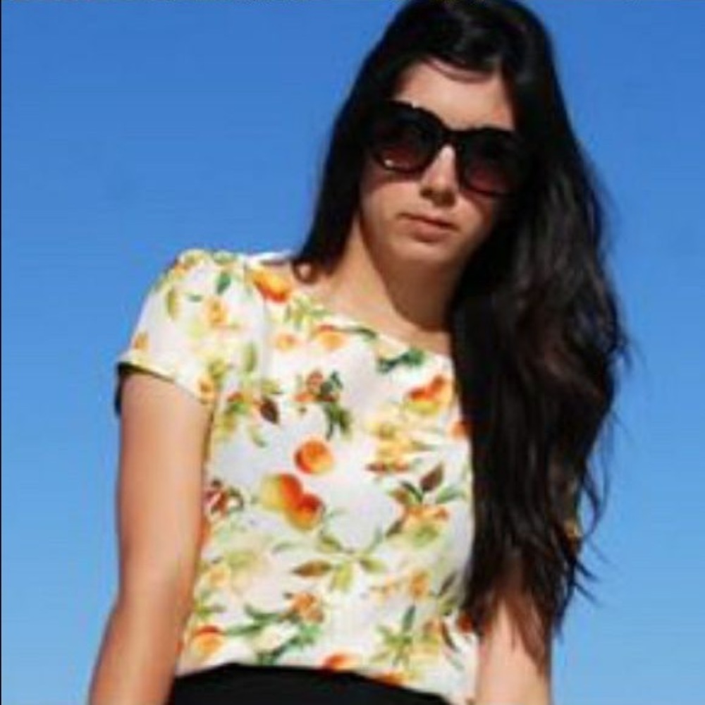 Zara 🍊 Citrus 🍊 Blouse